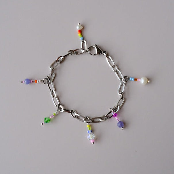 🍄 Psychedelic Garden Anklet 🌈✨