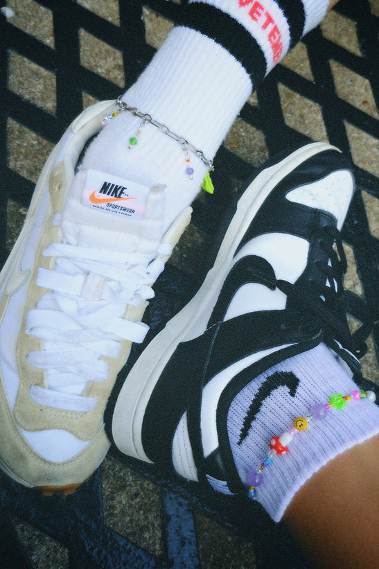 🍄 Psychedelic Garden Anklet 🌈✨
