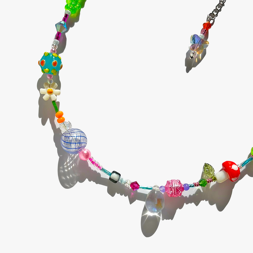 🍄 Magic Mushroom Island Necklace