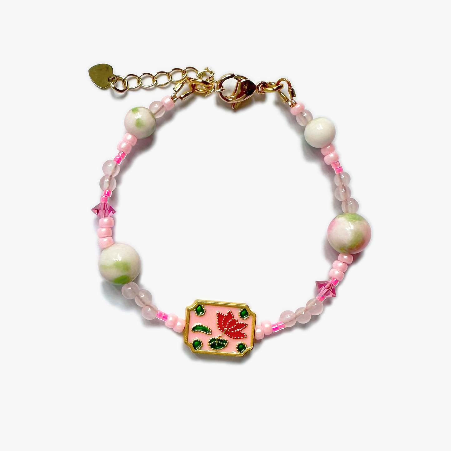 🍑 Longevity Peach Bun Bracelet