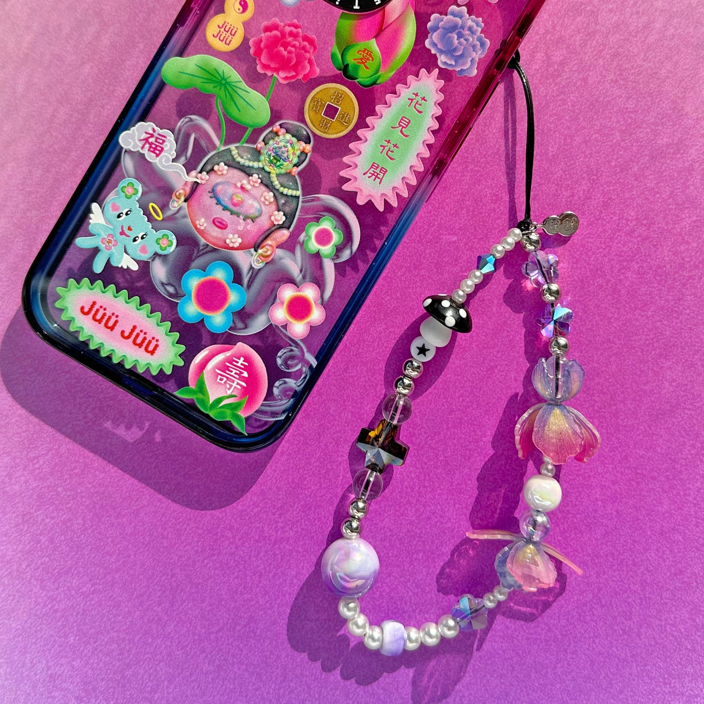 Amethyst Dreams Phone Charm ₊˚⊹♡