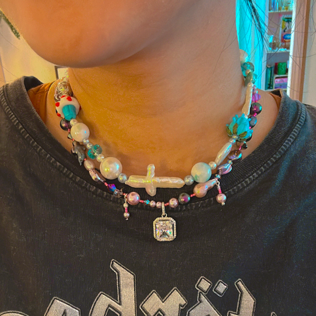 🔮 Purple Rain Necklace