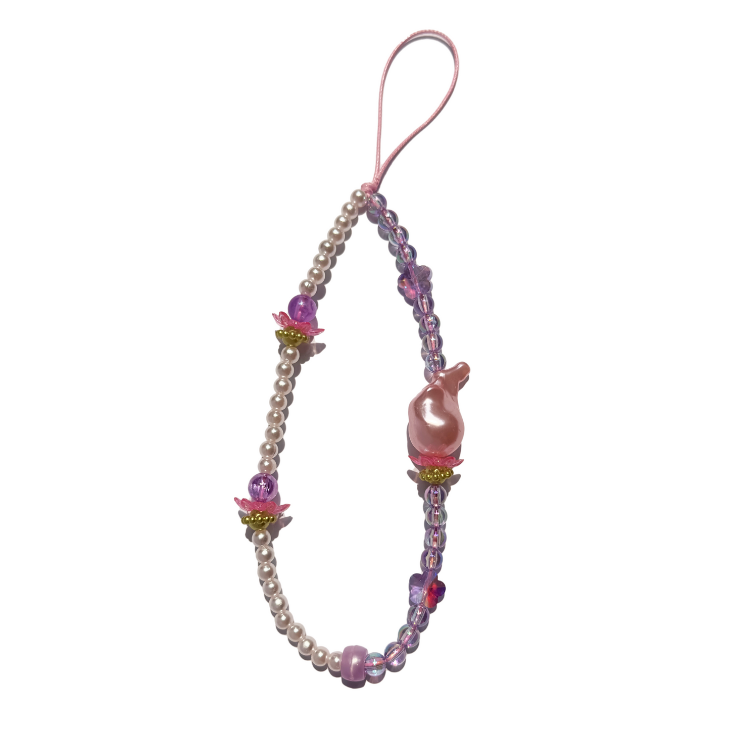 🪷 Lotus Flower Phone Charm