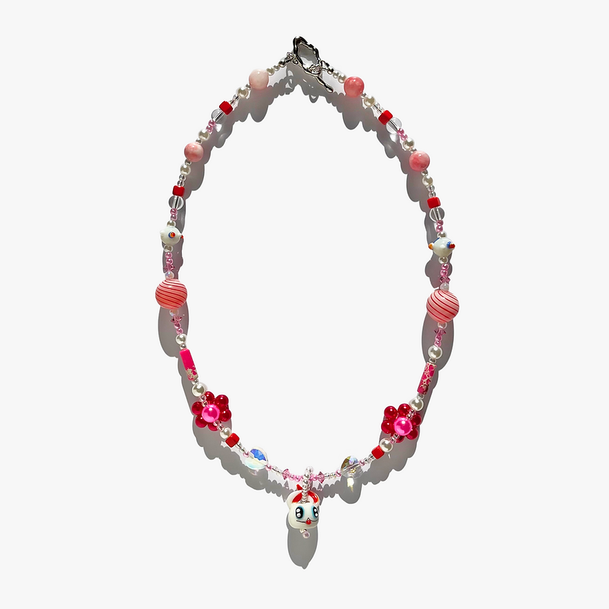 🐰 Gummy Acid Bunny Necklace