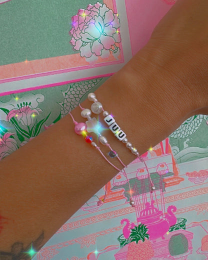 宇宙水晶手繩 ☽.𖥔 ݁ ˖