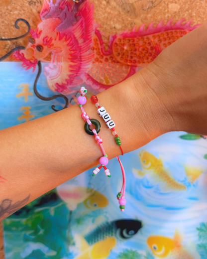 ꒰ Custom Name ꒱ Flamevine Bracelet ˖᯽ ݁