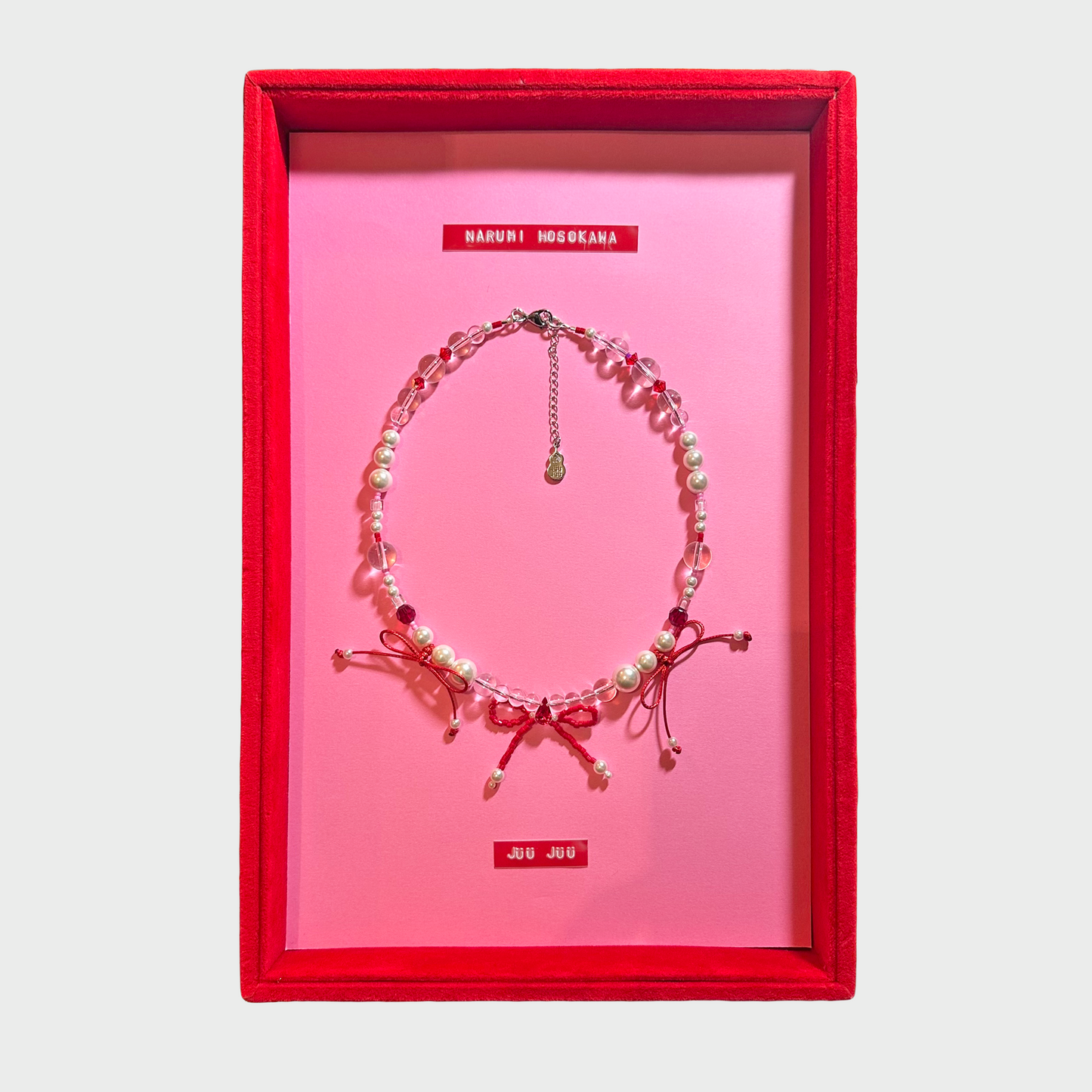 🩸 血紅緞帶頸鍊