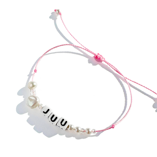 ❤️‍🩹 Custom Name Pearl Bracelet