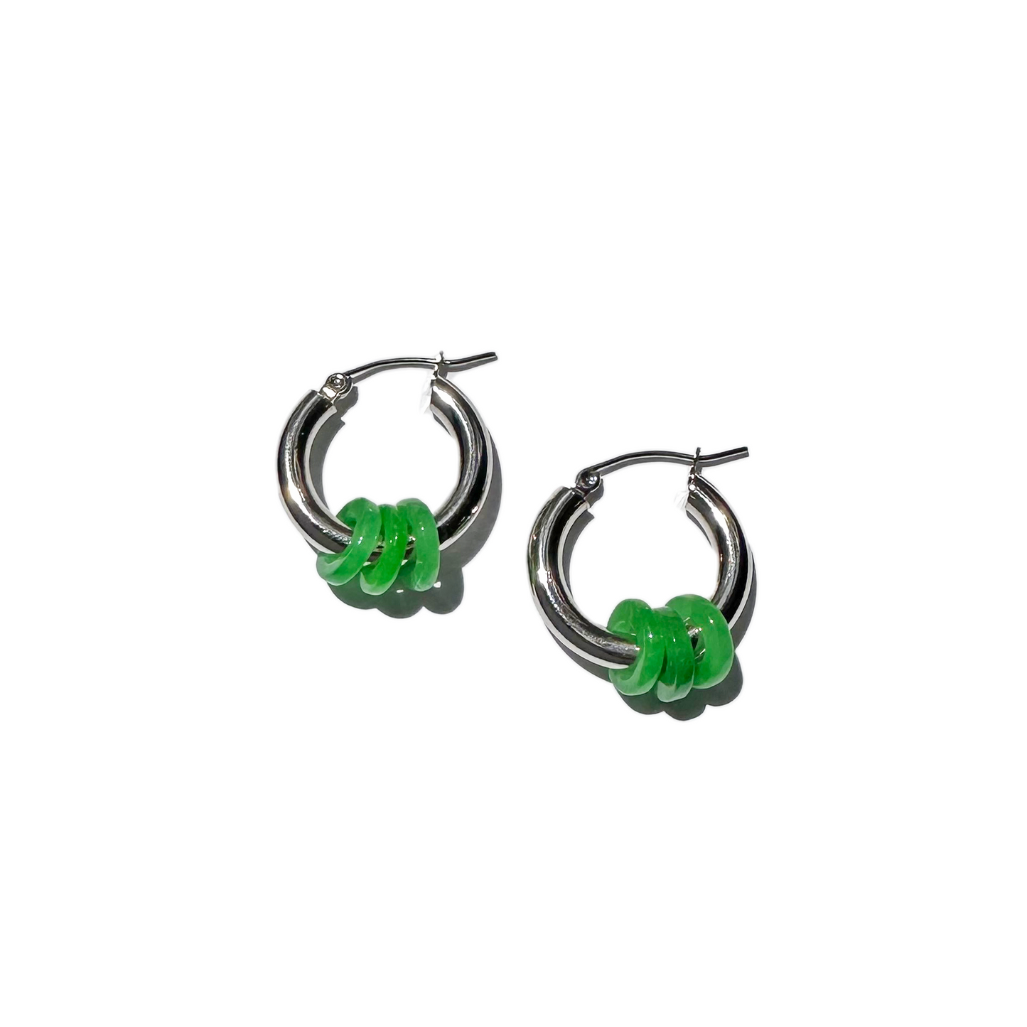 🐉 Jade Abacus Earrings