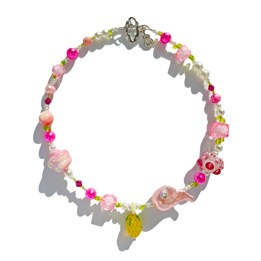 🍋 Pink Lemonade Necklace