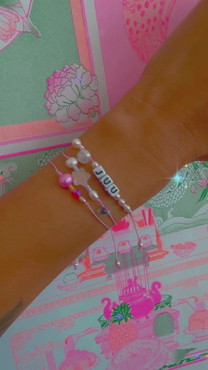 Chibi Moon Bracelet ☽.𖥔 ݁ ˖