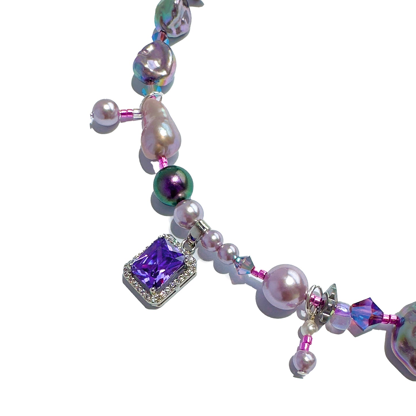  🌧️ 紫雨輕語項鍊 💜