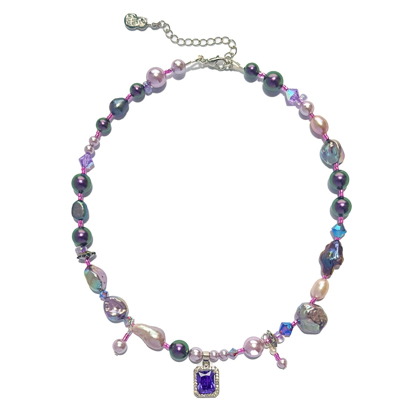  🌧️ 紫雨輕語項鍊 💜