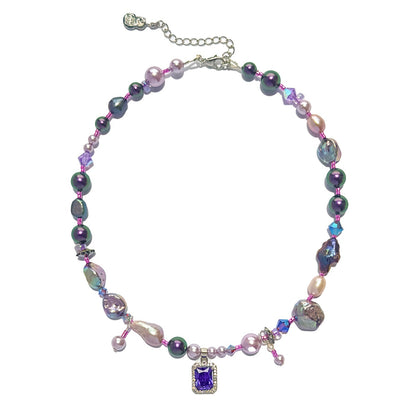  🌧️ 紫雨輕語項鍊 💜