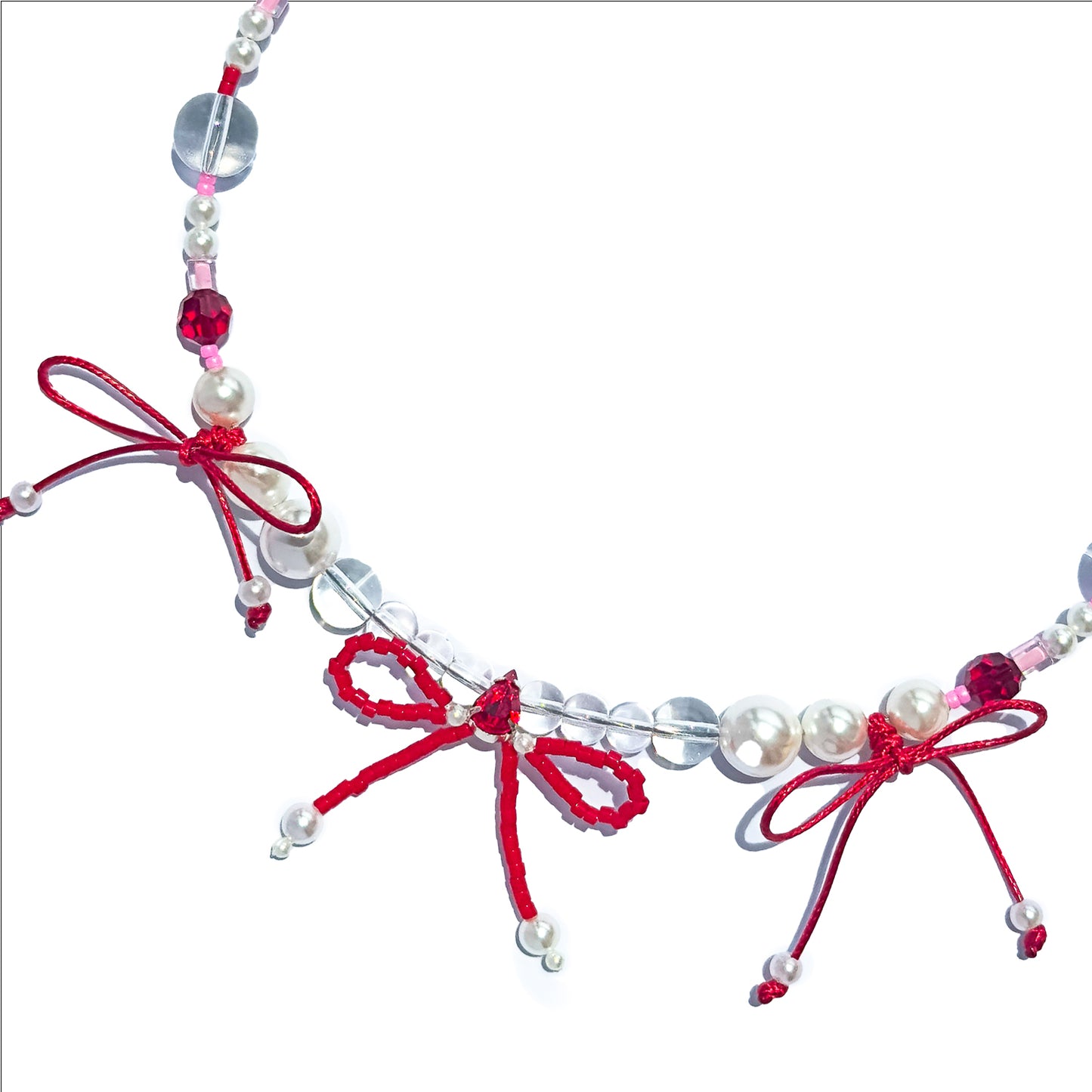 🩸 血紅緞帶頸鍊